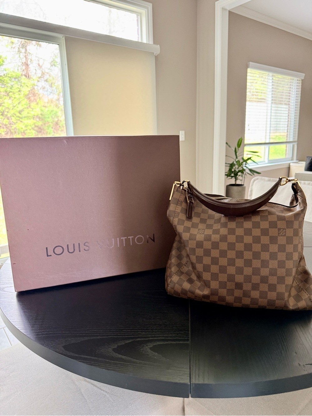 Louis Vuitton Damier Portobello MM  Shoulder Bag